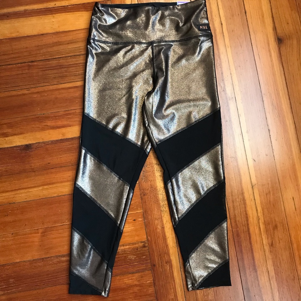 Pink Victoria’s Secret high waist ankle legging